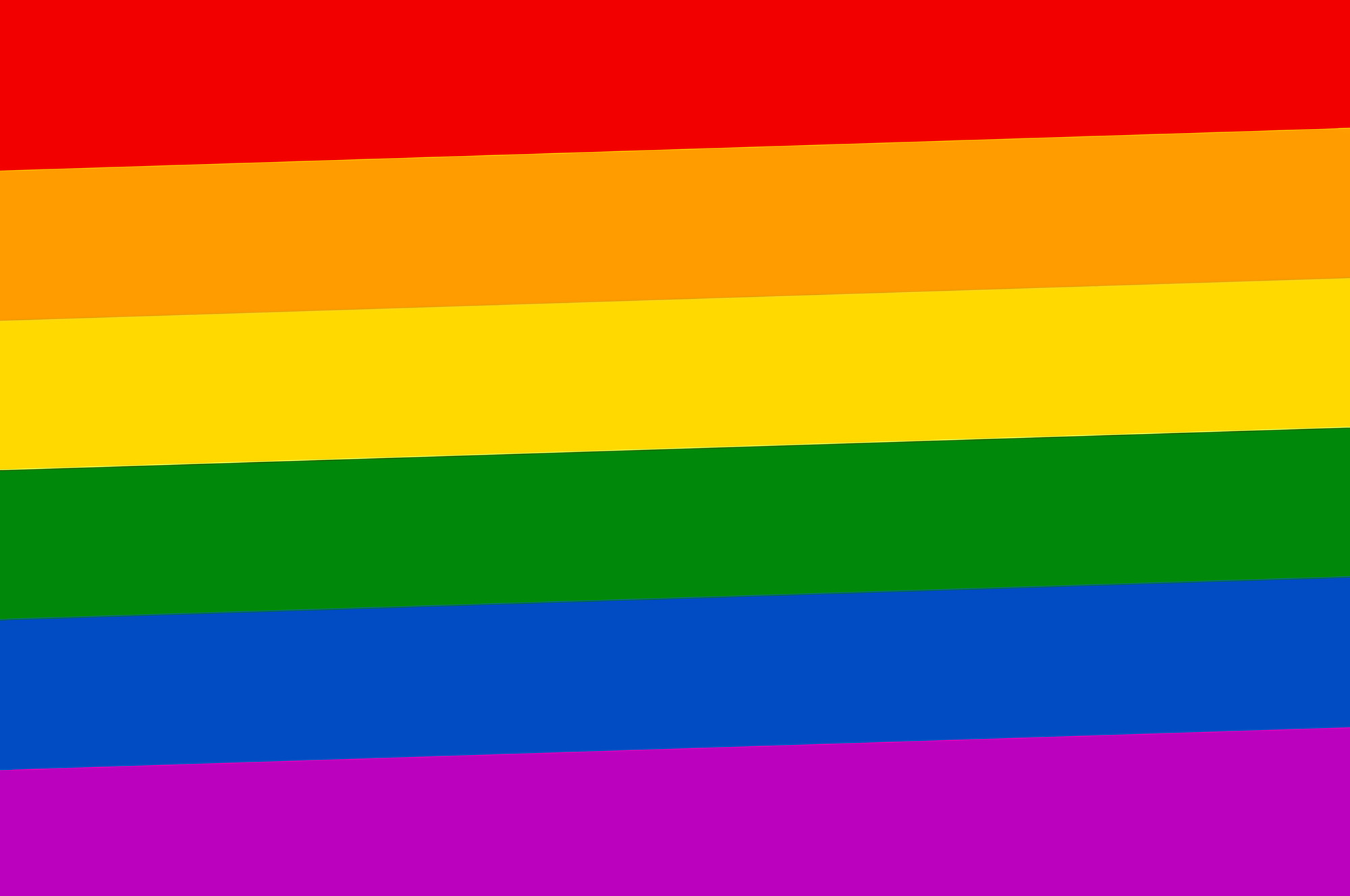 Lgbt Community Symbol in Rainbow Colors. Rainbow Pride Flag Illu
